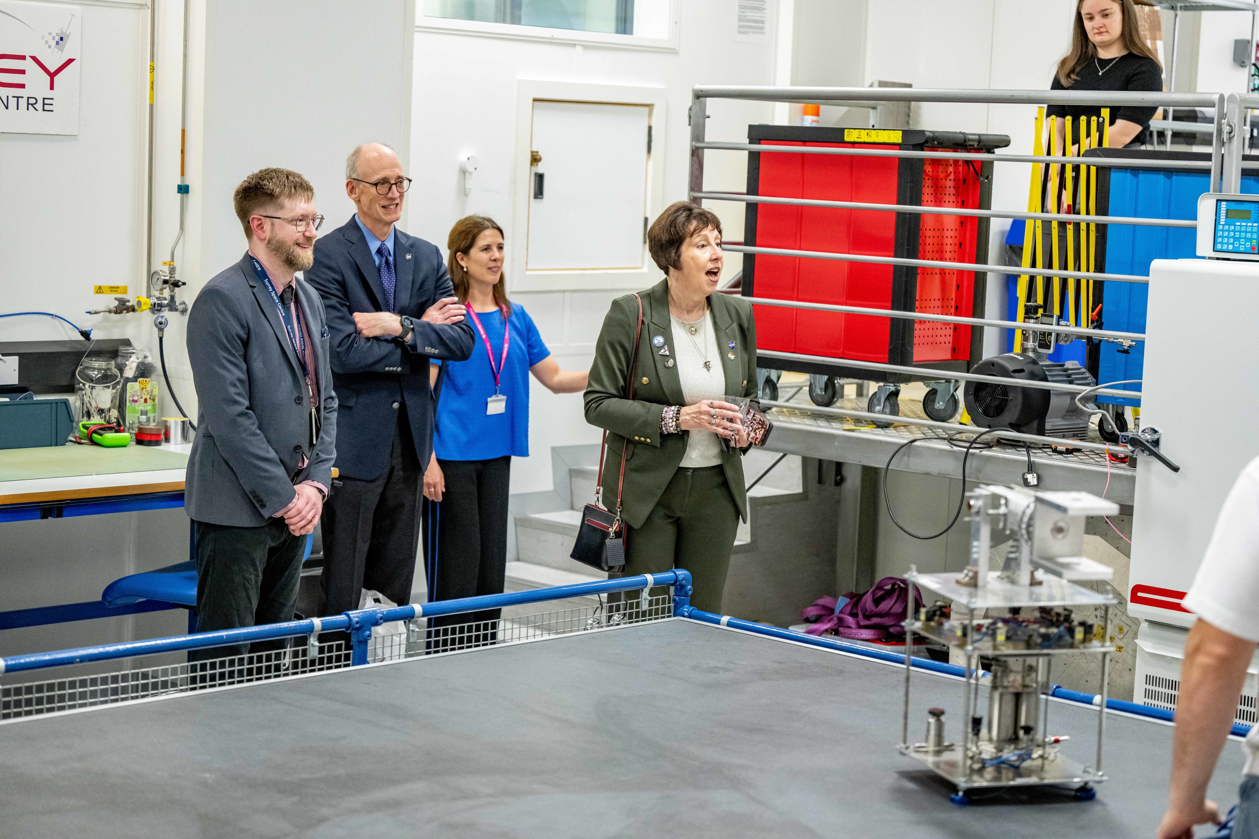 Dr Nicky Fox at the Surrey Space Centre
