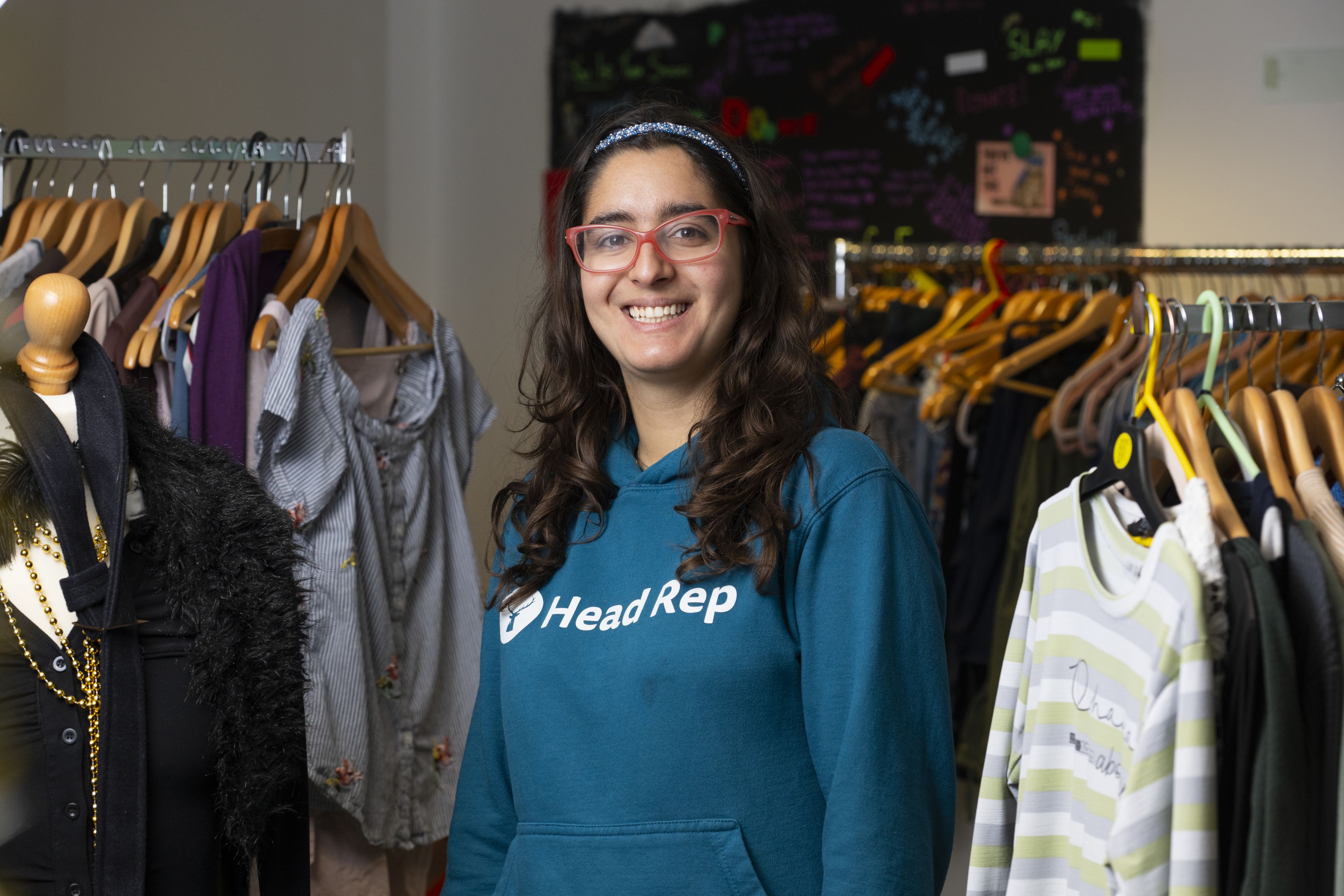 Luana in the Community Hub