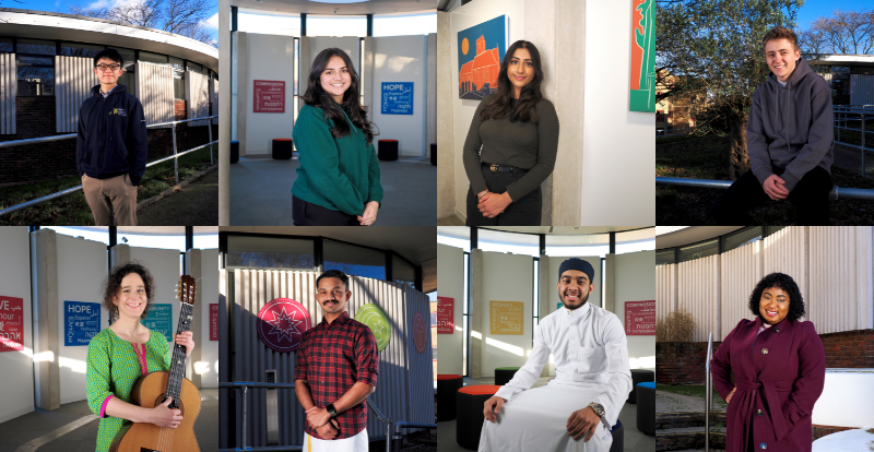 Collague featuring student athletes at the University of Surrey