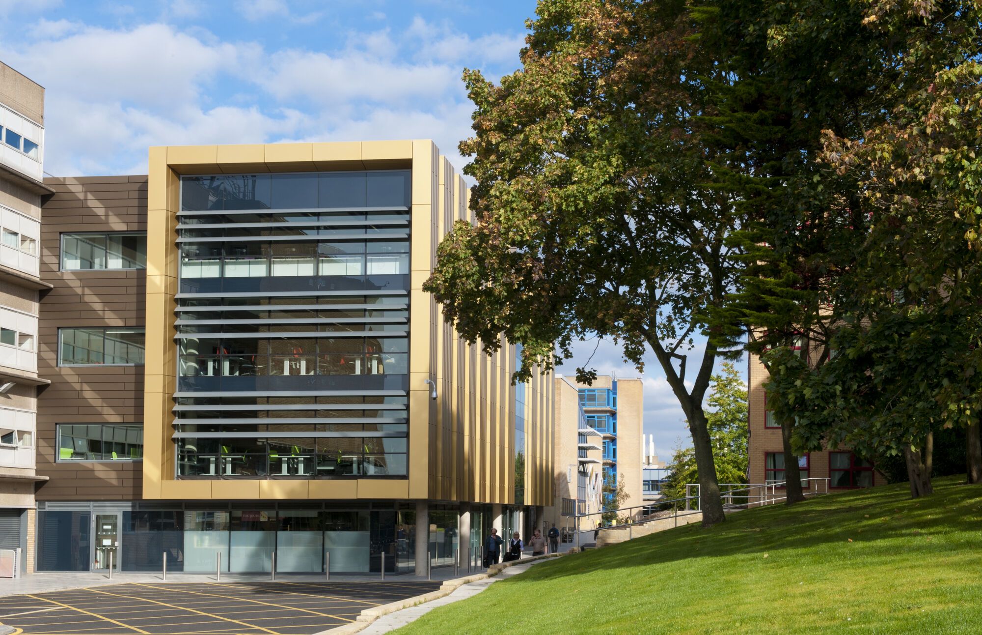 The Library building from the outside