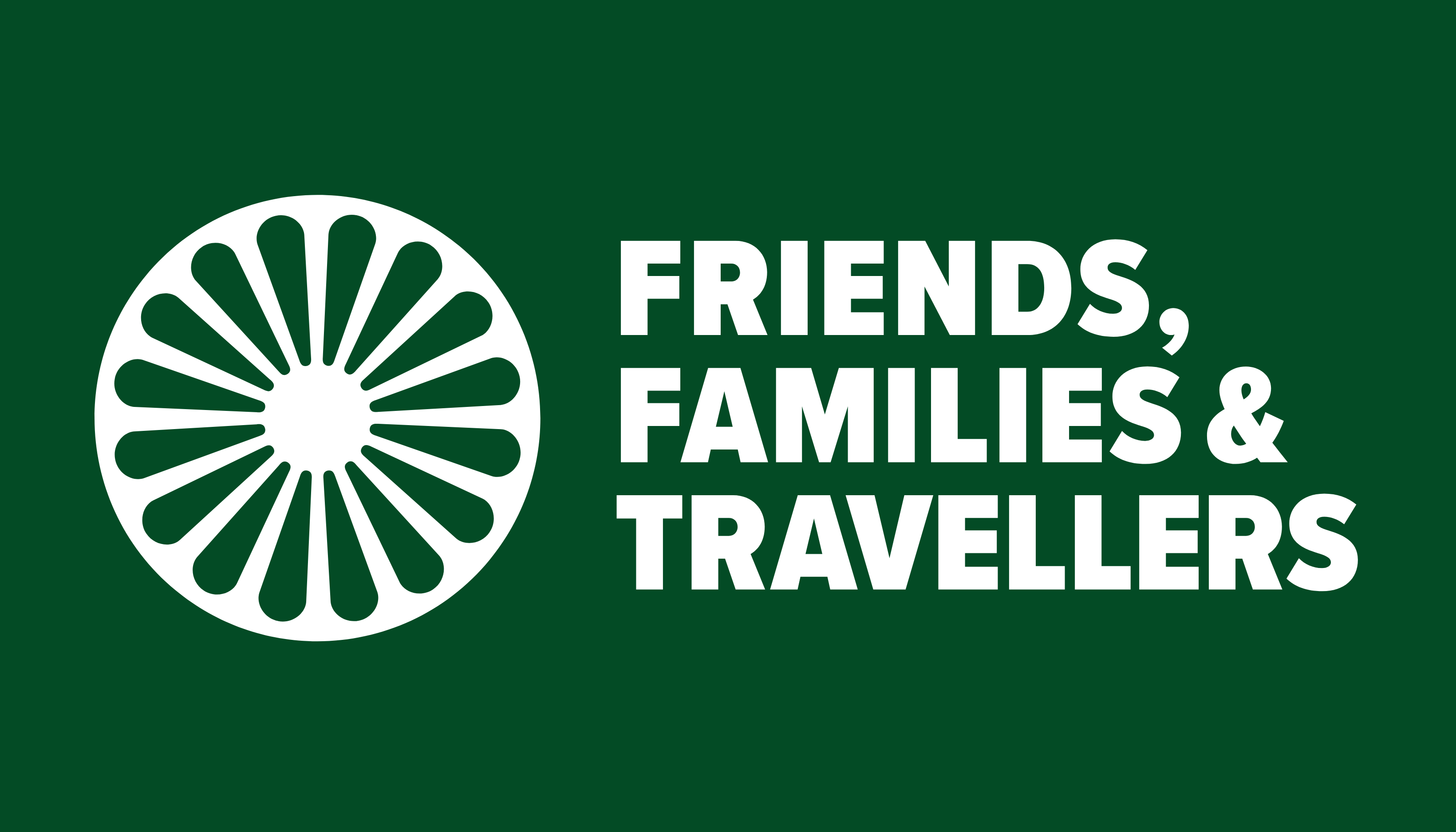 Friends, Families and Travellers logo