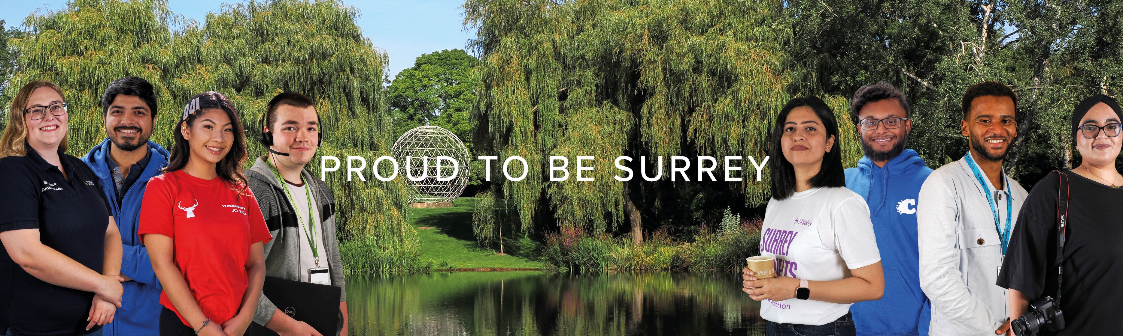 Proud to be Surrey featuring eight students