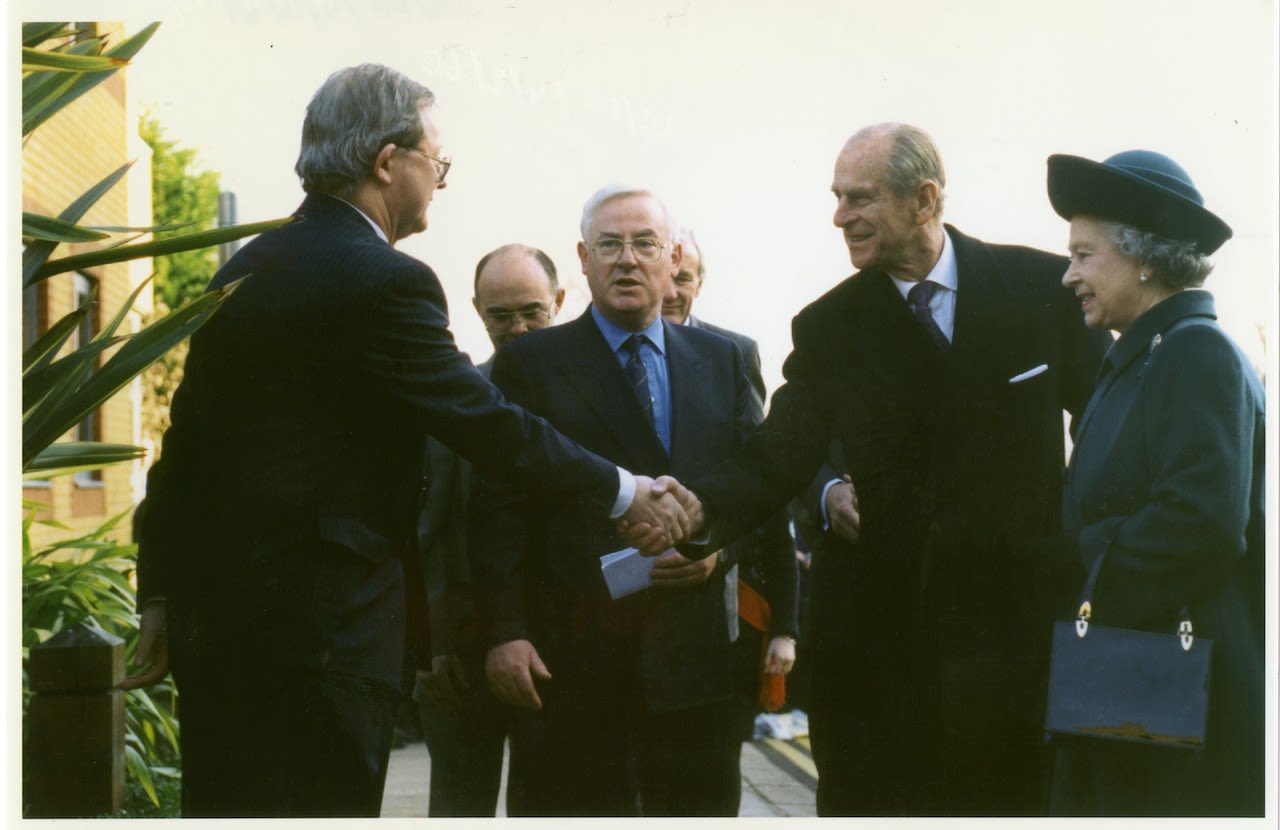 Visit by Her Majesty The Queen, HRH Prince Philip, Duke of Edinburgh, and HRH the Duke of Kent to the University of Surrey, 4 December 1998.
