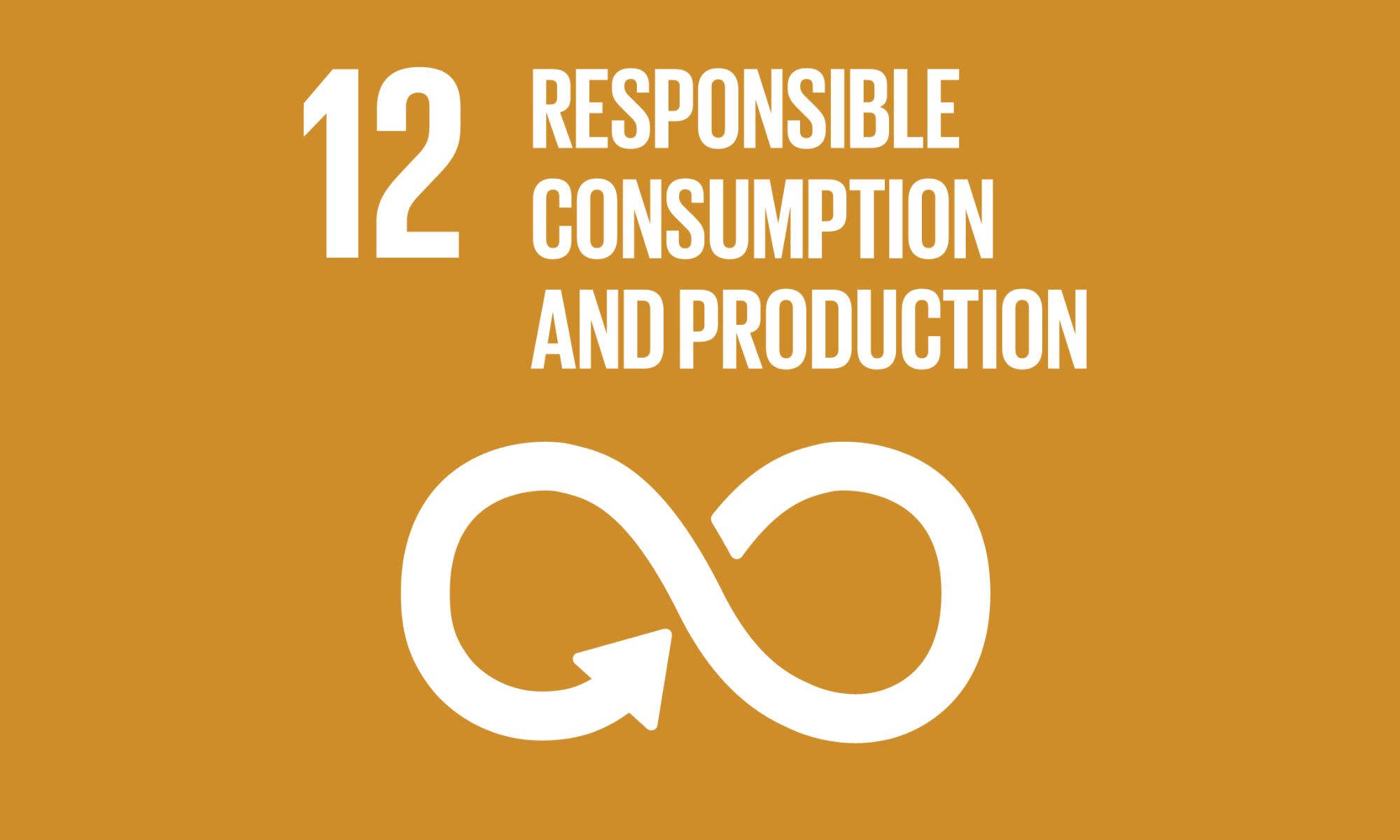 UN graphic of SDG 12: responsible consumption and production