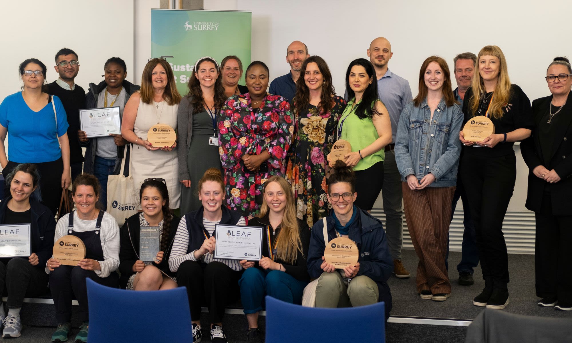 Award winners from the 2024 Sustainability Awards