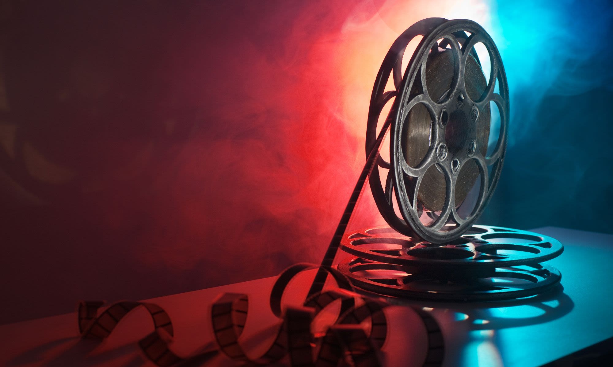 An old-fashioned movie reel 