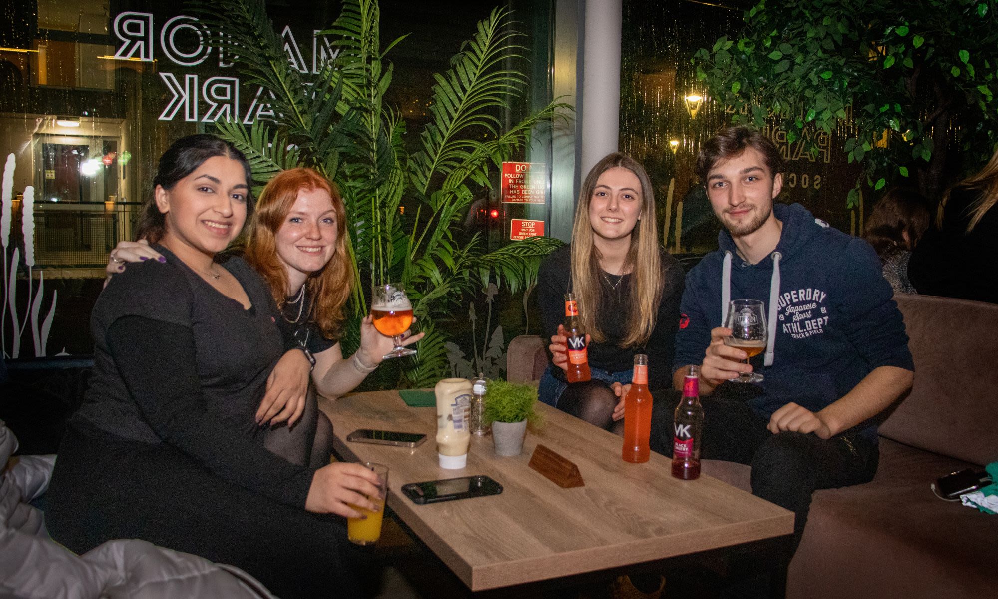 Students in Manor Park social