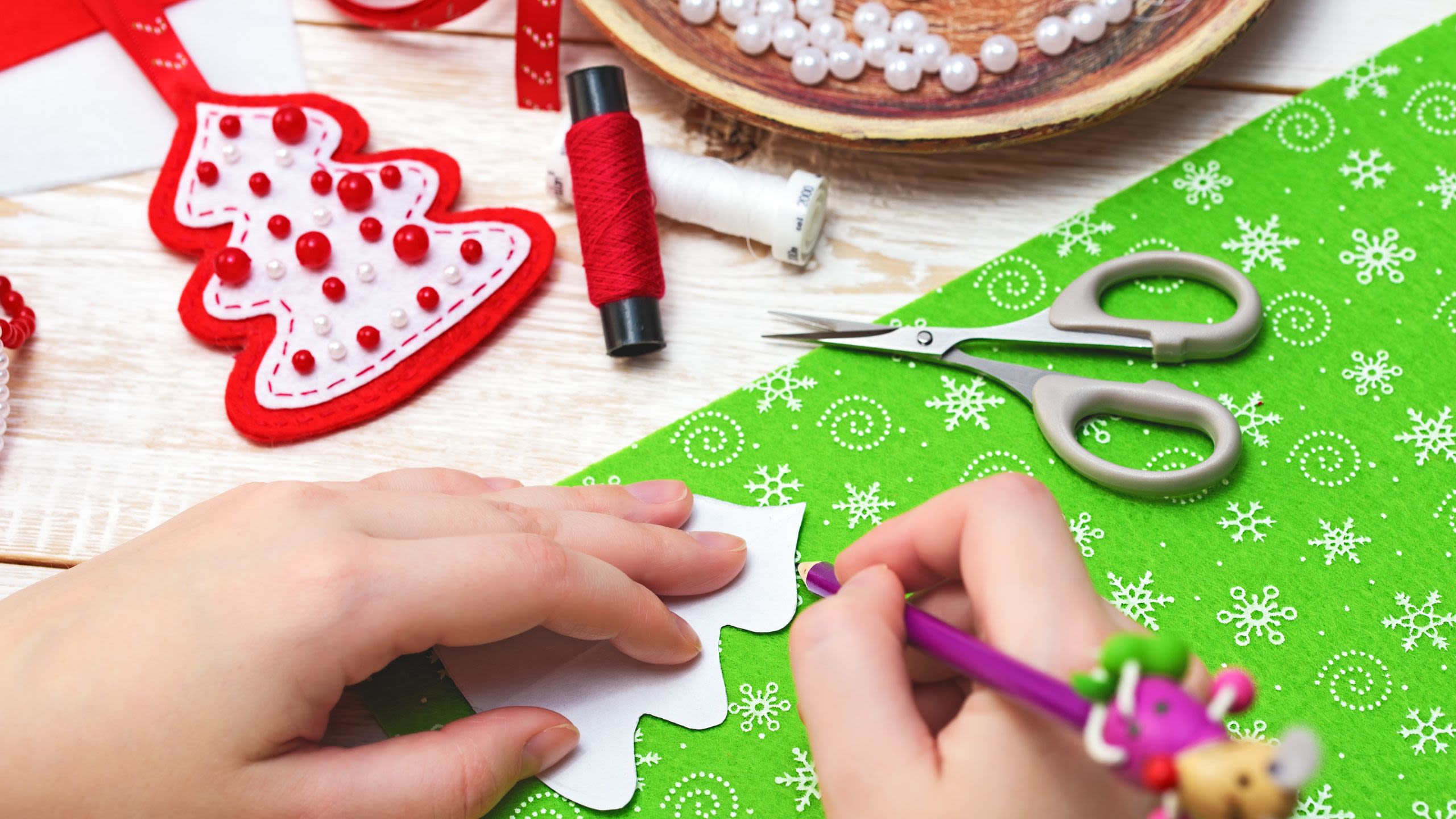 Christmas craft supplies