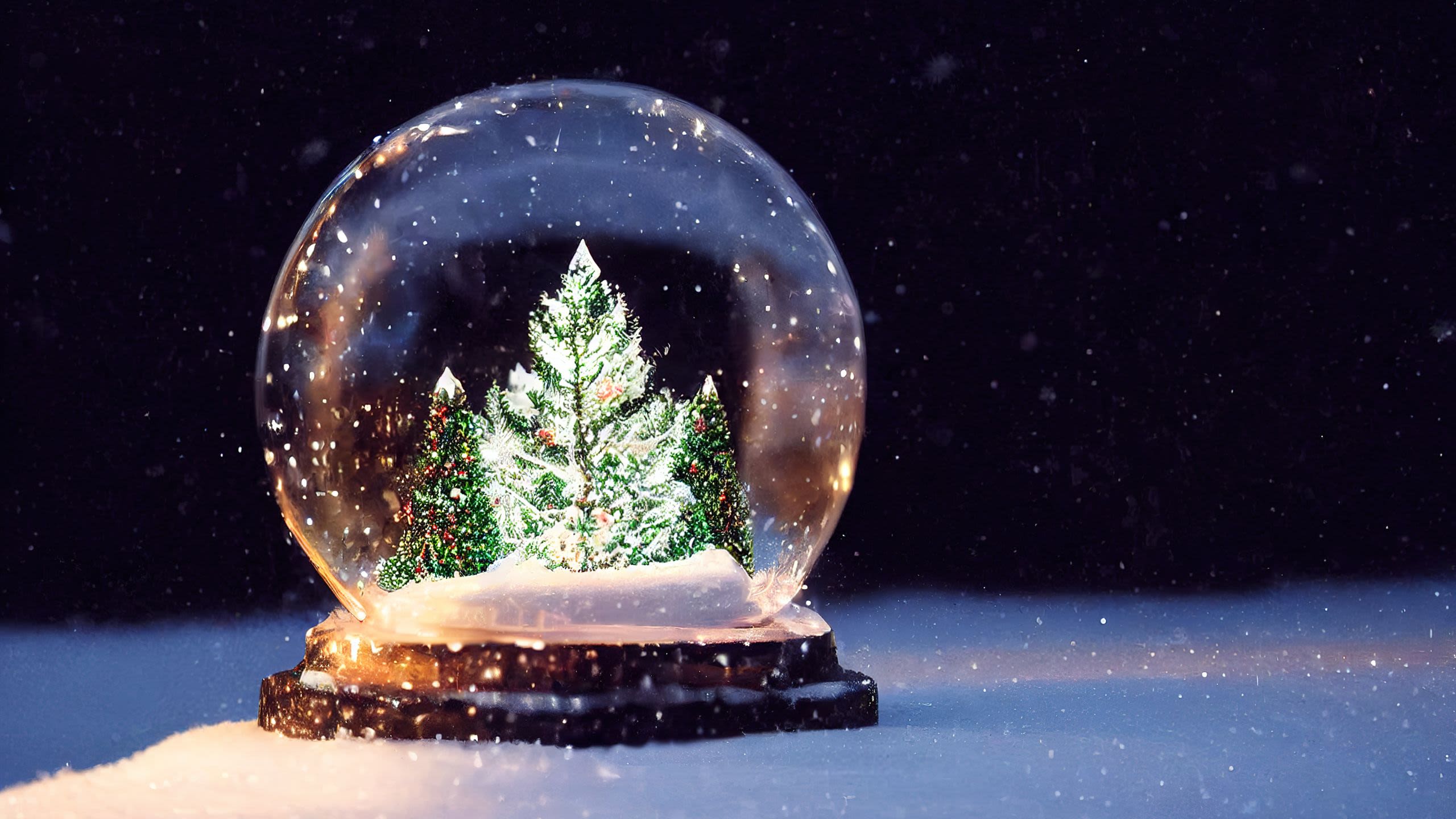 A snowglobe